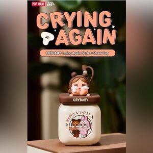 Authentic CRYBABY Crying Again Series - Straw Cup / Mug